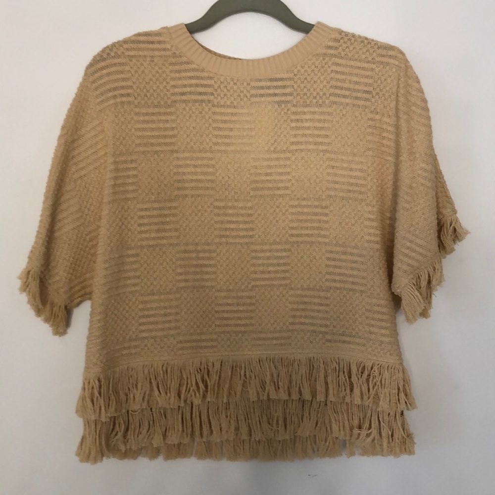 Loose sweater crop top